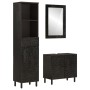 Conjunto de armarios de baño 3 piezas madera maciza de mango de , Muebles de baño - Ref: Foro24-3206294, Precio: 309,78 €, De...