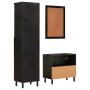 Conjunto de armarios de baño 3 piezas madera maciza de mango de , Muebles de baño - Ref: Foro24-3206294, Precio: 309,78 €, De...