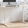 Marco de escritorio de pie acero blanco (94-135)x60x(70-114) cm de , Escritorios - Ref: Foro24-4005340, Precio: 129,09 €, Des...