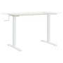 Marco de escritorio de pie acero blanco (94-135)x60x(70-114) cm de , Escritorios - Ref: Foro24-4005340, Precio: 129,09 €, Des...