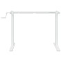 Marco de escritorio de pie acero blanco (94-135)x60x(70-114) cm de , Escritorios - Ref: Foro24-4005340, Precio: 129,09 €, Des...