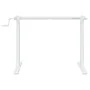 Marco de escritorio de pie acero blanco (94-135)x60x(70-114) cm de , Escritorios - Ref: Foro24-4005340, Precio: 126,38 €, Des...