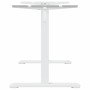 Marco de escritorio de pie acero blanco (94-135)x60x(70-114) cm de , Escritorios - Ref: Foro24-4005340, Precio: 129,09 €, Des...