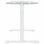 Marco de escritorio de pie acero blanco (94-135)x60x(70-114) cm de , Escritorios - Ref: Foro24-4005340, Precio: 126,38 €, Des...