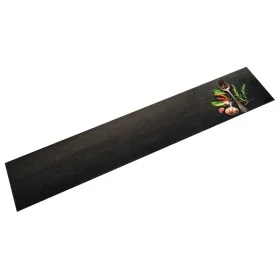 Alfombra de cocina lavable terciopelo dibujo especias 60x300 cm de , Felpudos - Ref: Foro24-4005613, Precio: 51,55 €, Descuen...