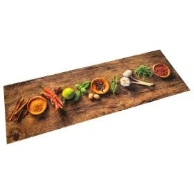 Alfombra de cocina lavable terciopelo dibujo especias 60x300 cm de , Felpudos - Ref: Foro24-4005607, Precio: 56,46 €, Descuen...