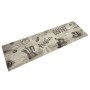 Alfombra de cocina lavable terciopelo gris café 45x150 cm de , Felpudos - Ref: Foro24-4005581, Precio: 27,58 €, Descuento: %