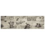 Alfombra de cocina lavable terciopelo gris café 45x150 cm de , Felpudos - Ref: Foro24-4005581, Precio: 27,58 €, Descuento: %