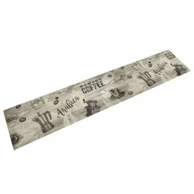 Alfombra de cocina lavable terciopelo gris café 60x300 cm de , Felpudos - Ref: Foro24-4005583, Precio: 46,06 €, Descuento: %