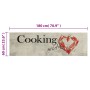 Alfombra de cocina lavable terciopelo Peper Cooking 60x180 cm de , Felpudos - Ref: Foro24-4005624, Precio: 35,59 €, Descuento: %