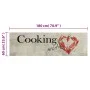 Alfombra de cocina lavable terciopelo Peper Cooking 60x180 cm de , Felpudos - Ref: Foro24-4005624, Precio: 33,64 €, Descuento: %