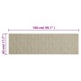 Alfombra de cocina lavable terciopelo hojas 45x150 cm de , Felpudos - Ref: Foro24-4005632, Precio: 34,04 €, Descuento: %