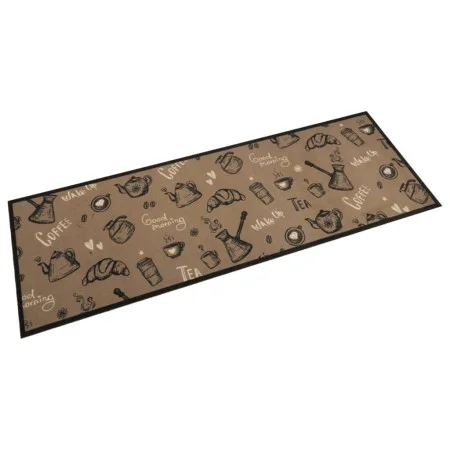 Alfombra de cocina lavable terciopelo marrón Morning 60x180 cm de , Felpudos - Ref: Foro24-4005588, Precio: 30,31 €, Descuent...