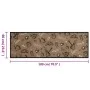 Alfombra de cocina lavable terciopelo marrón Morning 60x180 cm de , Felpudos - Ref: Foro24-4005588, Precio: 30,31 €, Descuent...