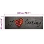 Alfombra de cocina lavable terciopelo texto Cooking 60x180 cm de , Felpudos - Ref: Foro24-4005618, Precio: 37,09 €, Descuento: %