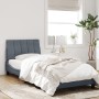 Estructura cama con luces LED terciopelo gris oscuro 90x190 cm de , Camas y somieres - Ref: Foro24-3213752, Precio: 165,48 €,...