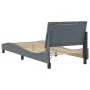 Estructura cama con luces LED terciopelo gris oscuro 90x190 cm de , Camas y somieres - Ref: Foro24-3213752, Precio: 159,55 €,...