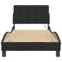 Estructura de cama con luces LED terciopelo negro 90x200 cm de , Camas y somieres - Ref: Foro24-3213759, Precio: 168,41 €, De...