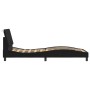 Estructura de cama con luces LED terciopelo negro 90x200 cm de , Camas y somieres - Ref: Foro24-3213759, Precio: 168,41 €, De...