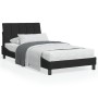 Estructura de cama con luces LED terciopelo negro 100x200 cm de , Camas y somieres - Ref: Foro24-3213765, Precio: 130,96 €, D...
