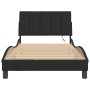Estructura de cama con luces LED terciopelo negro 100x200 cm de , Camas y somieres - Ref: Foro24-3213765, Precio: 130,96 €, D...