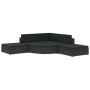 Set muebles de jardín y cojines 6 piezas ratán sintético negro de vidaXL, Conjuntos de jardín - Ref: Foro24-46752, Precio: 58...