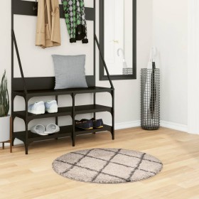 Alfombra de pelo largo moderna PAMPLONA beige antracita Ø 80 cm de , Alfombras - Ref: Foro24-375397, Precio: 20,23 €, Descuen...