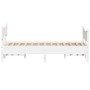 Estructura de cama con cabecero madera pino blanco 120x200 cm de , Camas y somieres - Ref: Foro24-3216385, Precio: 204,79 €, ...