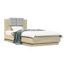 Cama con cabecero madera de ingeniería roble Sonoma 90x190 cm de , Camas y somieres - Ref: Foro24-3209970, Precio: 142,43 €, ...