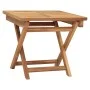 Sun lounger with solid teak table by vidaXL, Loungers - Ref: Foro24-48017, Price: 288,95 €, Discount: %