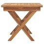 Tumbona con mesita madera maciza de teca de vidaXL, Tumbonas - Ref: Foro24-48017, Precio: 278,75 €, Descuento: %