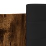 Cama con cabecero madera de ingeniería roble ahumado 75x190 cm de , Camas y somieres - Ref: Foro24-3209979, Precio: 131,49 €,...