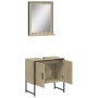 Set de muebles de baño 2 pzas madera de ingeniería roble sonoma de , Muebles de baño - Ref: Foro24-3214335, Precio: 84,92 €, ...