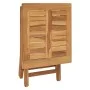 Sun lounger with solid teak table by vidaXL, Loungers - Ref: Foro24-48017, Price: 288,95 €, Discount: %