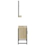 Set de muebles de baño 2 pzas madera de ingeniería roble sonoma de , Muebles de baño - Ref: Foro24-3214335, Precio: 84,92 €, ...