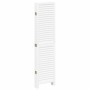 Biombo separador de 6 paneles madera maciza Paulownia blanco de , Divisores de ambientes - Ref: Foro24-358841, Precio: 160,41...