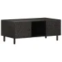 Mesa de centro madera maciza de mango negra 100x54x40 cm de , Mesas de centro - Ref: Foro24-356831, Precio: 95,25 €, Descuent...