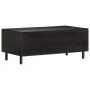 Massiver Couchtisch aus schwarzem Mangoholz, 100 x 54 x 40 cm von , Couchtisch - Ref: Foro24-356831, Preis: 95,25 €, Rabatt: %