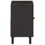 Armario de lavabo de baño madera maciza mango negro 62x33x58 cm de , Tocadores de baño - Ref: Foro24-356838, Precio: 96,53 €,...