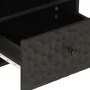 Mesita de noche de madera maciza de mango negra 40x33x46 cm de , Mesitas de noche - Ref: Foro24-356825, Precio: 41,24 €, Desc...