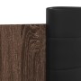 Cama con cabecero madera de ingeniería marrón roble 120x200 cm de , Camas y somieres - Ref: Foro24-3209932, Precio: 167,80 €,...