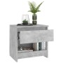 Mesitas de noche 2 uds contrachapada gris hormigón 40x30x39 cm de vidaXL, Mesitas de noche - Ref: Foro24-803452, Precio: 53,6...