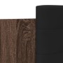 Cama con cabecero madera de ingeniería marrón roble 100x200 cm de , Camas y somieres - Ref: Foro24-3209939, Precio: 160,25 €,...