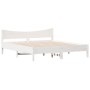 Estructura de cama con cabecero madera de pino blanco 200x200cm de , Camas y somieres - Ref: Foro24-3216358, Precio: 220,07 €...