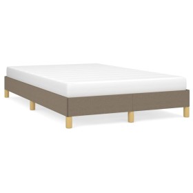 Estructura de cama tela gris taupe 120x190 cm de , Camas y somieres - Ref: Foro24-379493, Precio: 93,22 €, Descuento: %