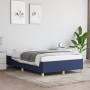 Estructura de cama tela azul 120x190 cm de , Camas y somieres - Ref: Foro24-379521, Precio: 96,06 €, Descuento: %