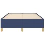 Estructura de cama tela azul 120x190 cm de , Camas y somieres - Ref: Foro24-379521, Precio: 96,06 €, Descuento: %