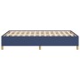 Estructura de cama tela azul 120x190 cm de , Camas y somieres - Ref: Foro24-379521, Precio: 96,06 €, Descuento: %