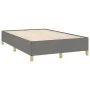 Estructura de cama tela gris oscuro 120x190 cm de , Camas y somieres - Ref: Foro24-379516, Precio: 89,96 €, Descuento: %