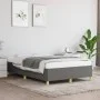 Estructura de cama tela gris oscuro 120x190 cm de , Camas y somieres - Ref: Foro24-379516, Precio: 89,96 €, Descuento: %